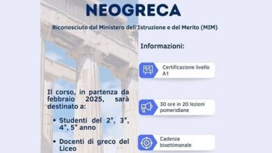 Corso Greco moderno - liceo campanella reggio