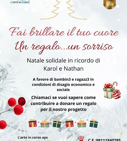 evento natale Associazione L'Arte In Corso Aps