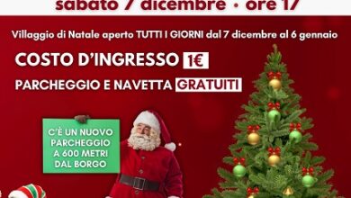 accensione albero natale - Borgo Croce