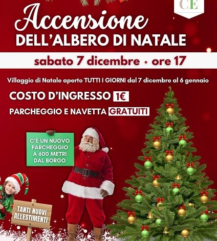 accensione albero natale - Borgo Croce