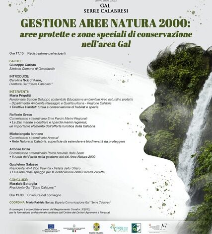 Guardavalle - forum informativo “Gestione Aree Natura 2000”