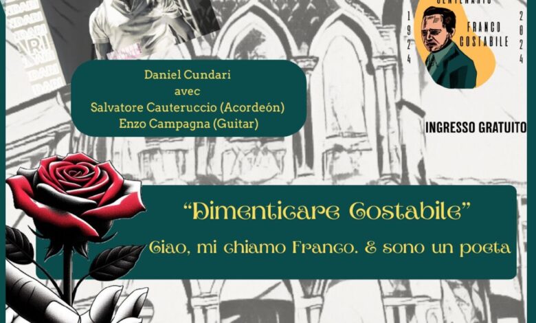 Dimenticare Costabile Con Daniel Cundari Gioved Dicembre Al Teatro Politeama Costabile Di