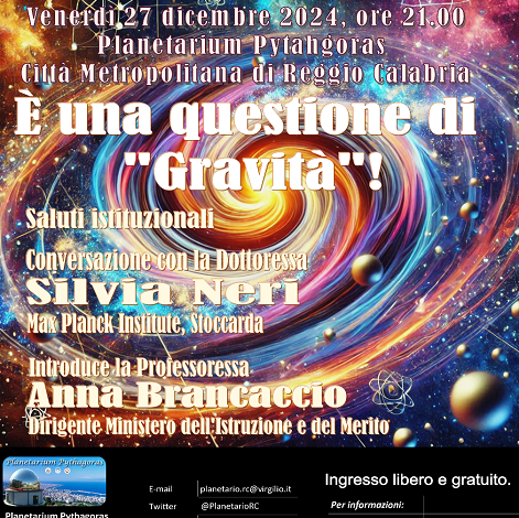 Planetarium Pythagoras - Evento 27 dicembre 2024