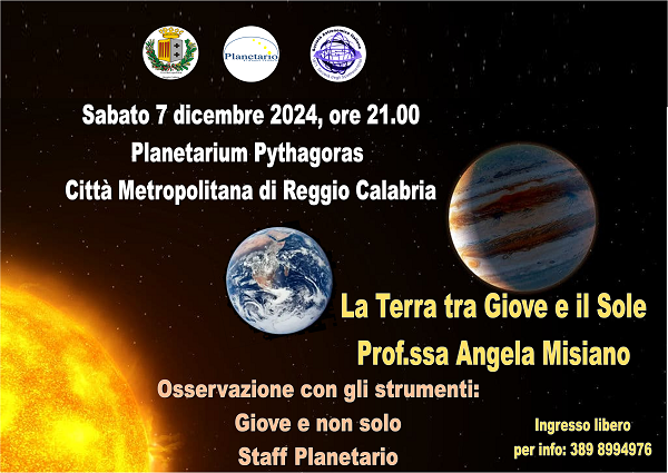 evento 7 dicembre Planetarium Pythagoras