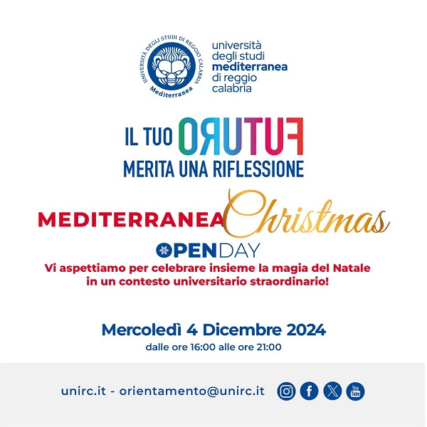 mediterranea christmas - università mediterranea