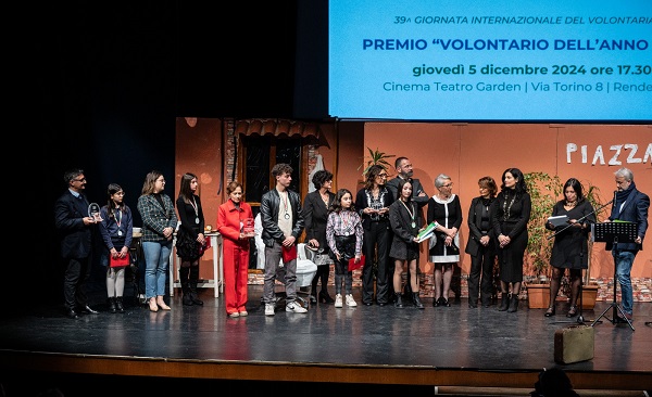 CSV Cosenza - premiazione Giornata internazionale del Volontariato