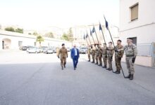 Castrese De Rosa - visita comando Militare Esercito Calabria