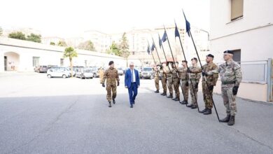 Castrese De Rosa - visita comando Militare Esercito Calabria