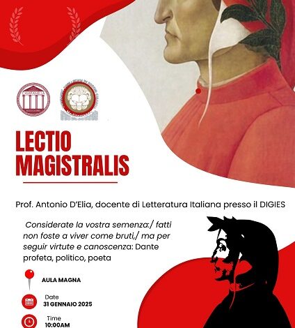 Lectio Magistralis al Liceo Classico "T. Campanella" - reggio