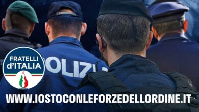 sostegno forze dell'ordine - fratelli d'italia