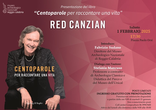 presentazione libro red canzian - museo reggio