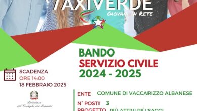 servizio civile - Vaccarizzo Albanese