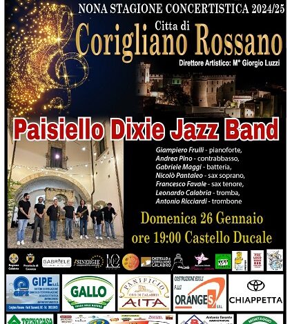 concerto paisiello dixie jazz band - corigliano rossano