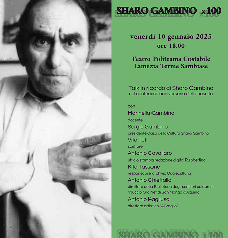 evento Sharo Gambino - lamezia terme