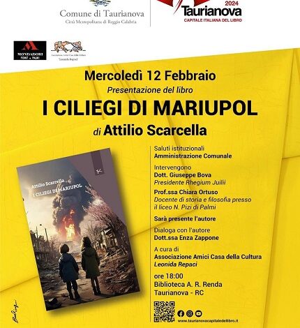 presentazione libro i ciliegi di mariupol - taurianova