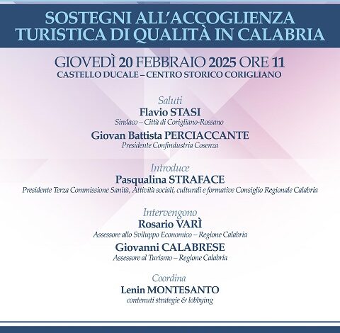 evento accoglienza turistica - corigliano