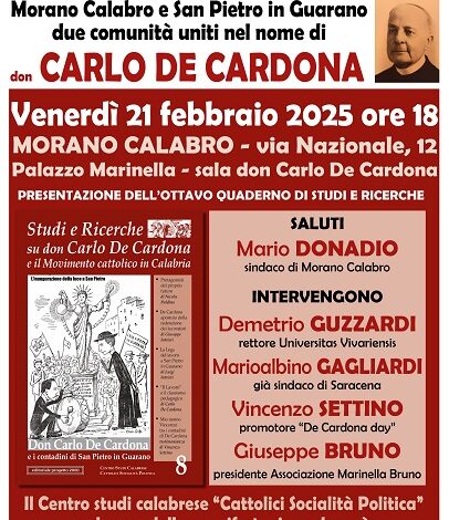 evento don Carlo De Cardona - morano calabro