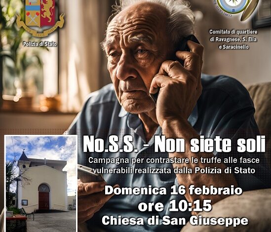 campagna non siete soli - Comitato di quartiere di Ravagnese - S.Elia - Saracinello