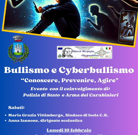 evento bullismo e cyberbullismo - isola capo rizzuto