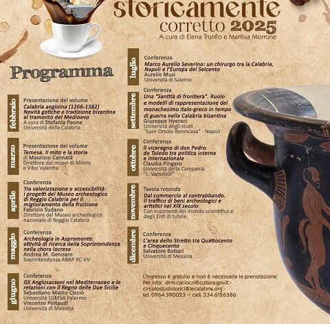 programma caffè storicamente corretto - Locri Epizefiri