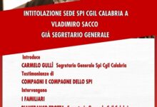 intitolazione nuova sede cgil lamezia