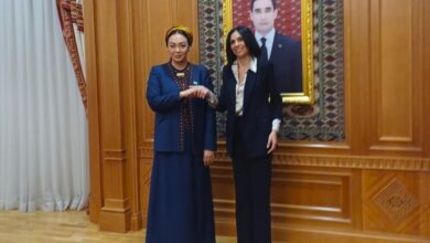 Giusi Princi e Presidente Parlamento turkmeno