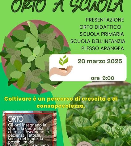 orto a scuola - Slow Food Reggio Calabria