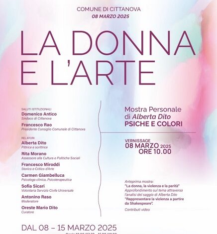 mostra la donna è l'arte - cittanova