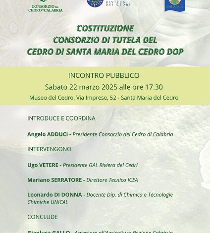 evento consorzio tutela del cedro