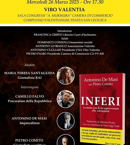 presentazione libro antonio de masi - vibo valentia