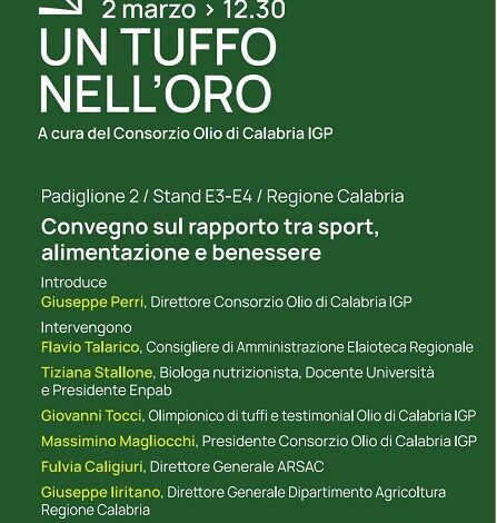 eventi Consorzio Olio di Calabria IGP - Sol2Expo