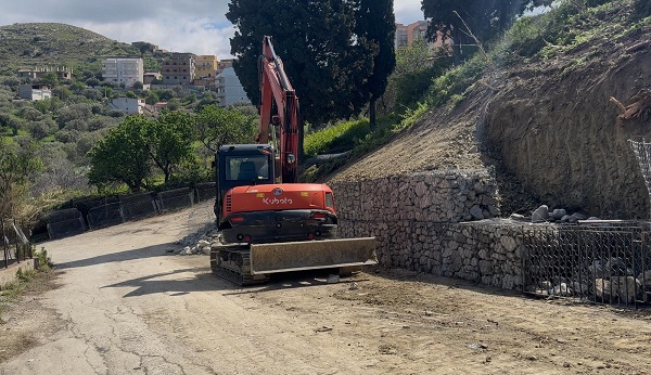 lavori viale della Pace - motta san giovanni